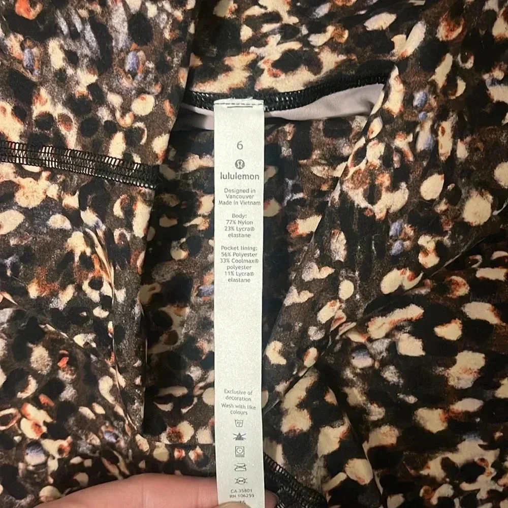 Lululemon invigorate tight leggings size 6